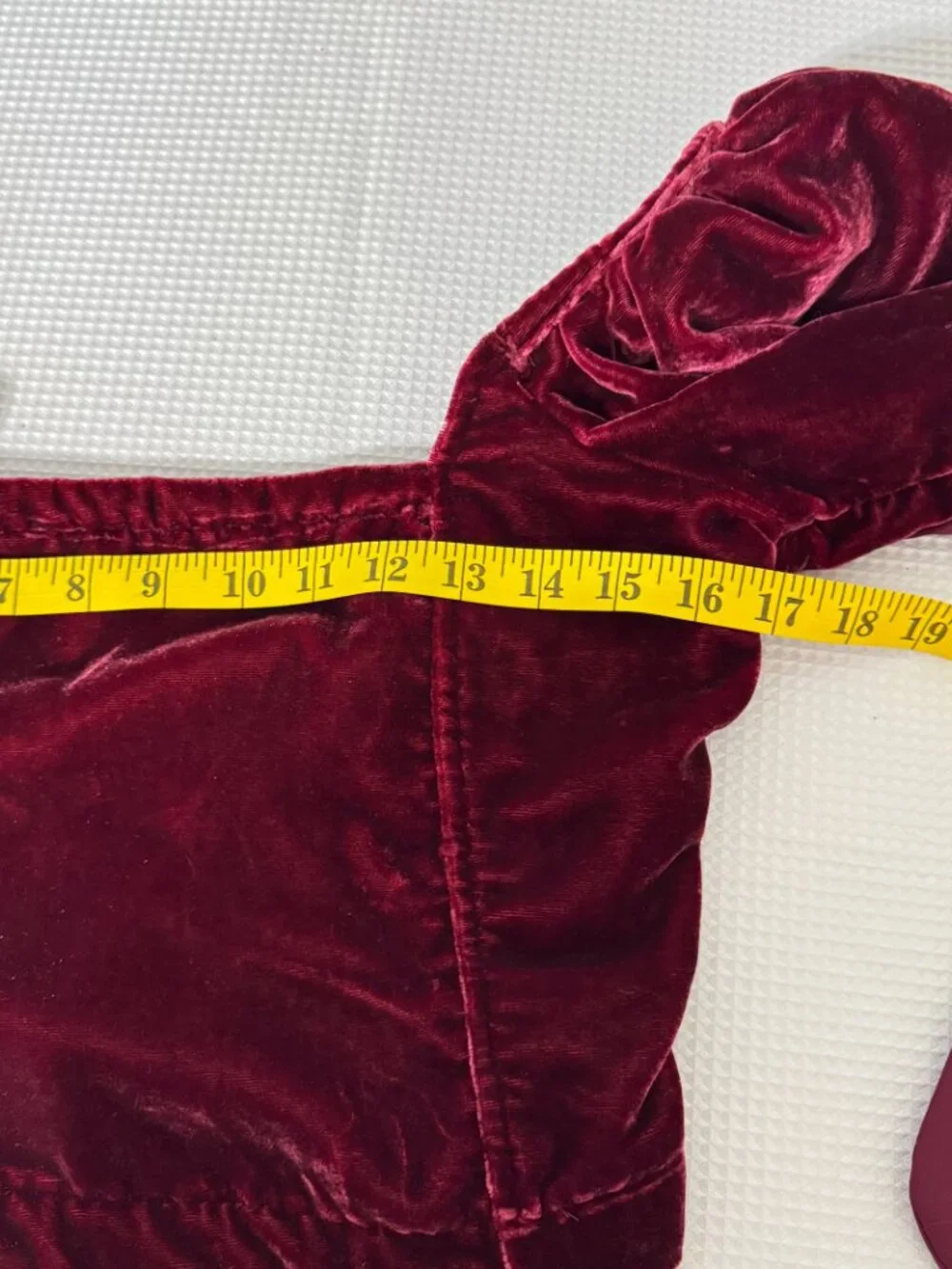 FREE PEOPLE Marie Velvet Open Back Top in Queen Pomegranate